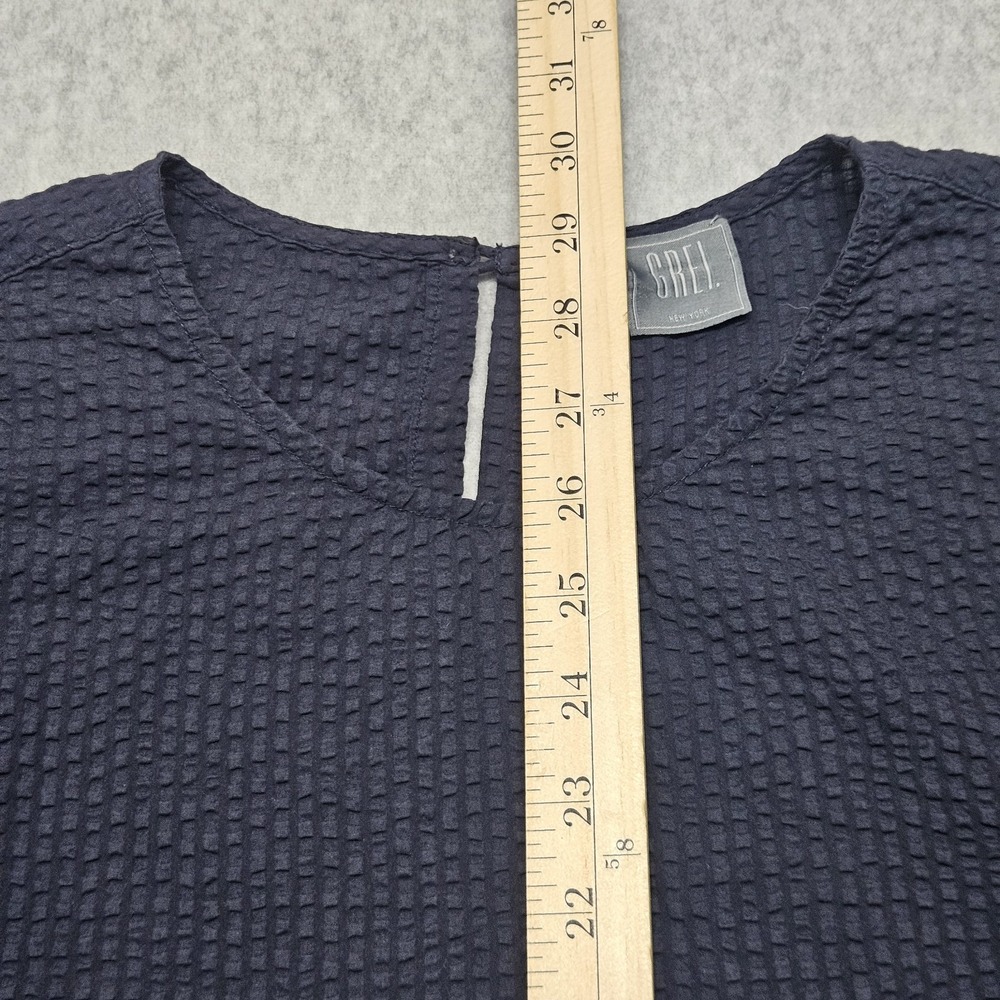Grei New York Women's Virago Seersucker  Sz O/1‎  In Midnight Blue Quiet Luxury - Picture 11 of 15